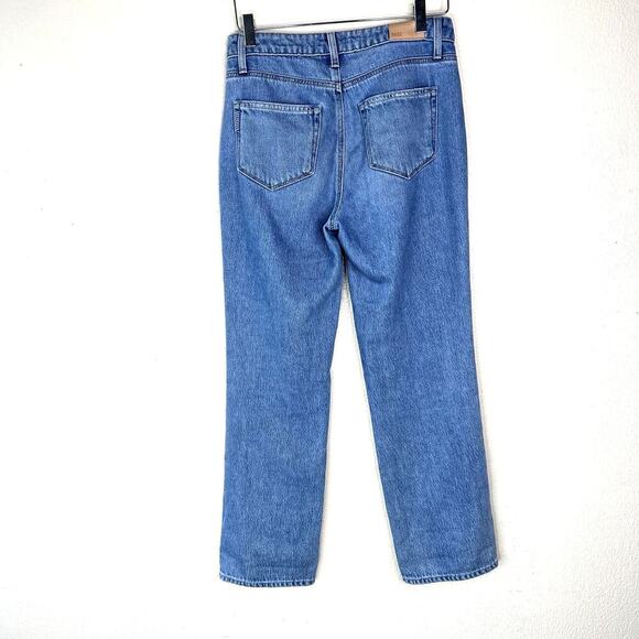 PAIGE Noella Straight Leg Jeans Coastline Medium Wash Soft Cotton Lyocell sz 26 - Picture 5 of 7